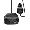 Авто зарядка Hoco Z59A Rank 96W(2C2A) cigarette lighter slot car charger [Black]